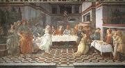 Fra Filippo Lippi The Feast of Herod Sweden oil painting artist